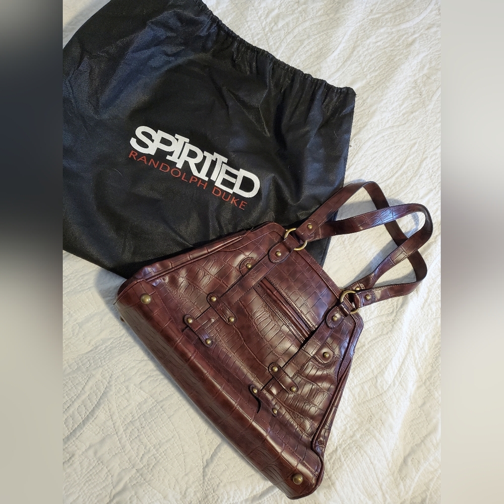 Spirited By Randolph Duke Maroon Handbag
